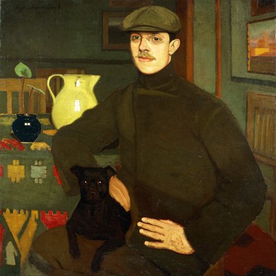 Llewelyn Lloyd 的肖像 作者 奥斯卡·吉利亚（Oscar Ghiglia）