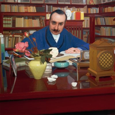 The writer and art critic Ugo Ojetti 作者 奥斯卡·吉利亚（Oscar Ghiglia）