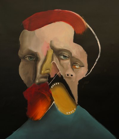 另一个文森特》，2022 年（布面油画和丙烯画） 作者 