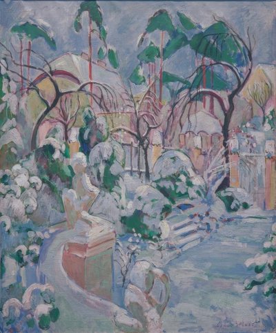 雪中的花园 作者 奥斯卡·摩尔