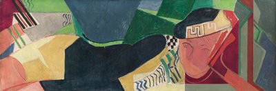 说谎的女人，约1931年。 作者 奥斯卡·摩尔