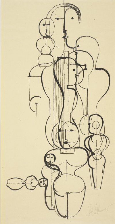 图形计划K 1 作者 奥斯卡·施勒默（Oskar Schlemmer）