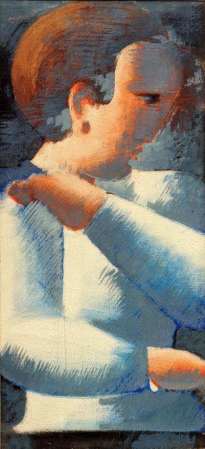 蓝白色的男孩 作者 奥斯卡·施勒默（Oskar Schlemmer）