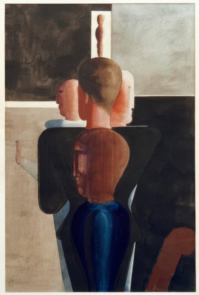 房间里的同心圆 作者 奥斯卡·施勒默（Oskar Schlemmer）