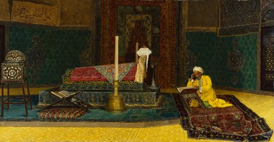 在马赫姆特的墓穴中 作者 Osman Pacha Zadeh Hamdy Bey