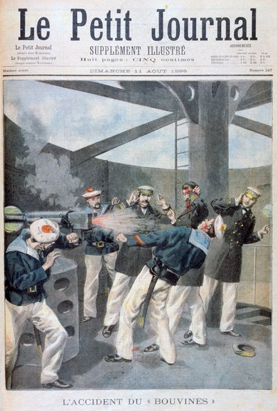 法国战舰Bouvines事故，1895年 作者 奥斯瓦尔多·托法尼（Oswaldo Tofani）