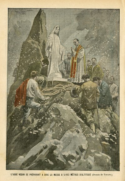 奥斯瓦尔多·托法尼 (1849-1915) 在 Le Pelerin 中的插图 作者 奥斯瓦尔多·托法尼（Oswaldo Tofani）
