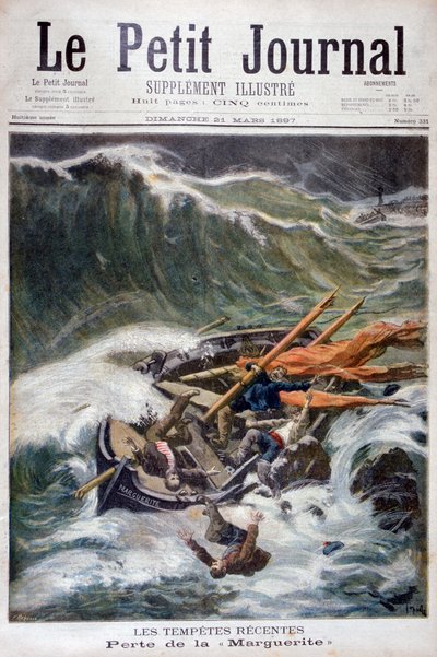 失去了玛格丽特渔船，1897年 作者 奥斯瓦尔多·托法尼（Oswaldo Tofani）