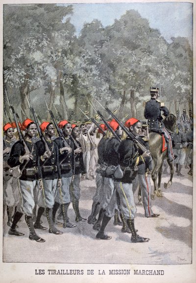 法国步枪兵，1899年 作者 奥斯瓦尔多·托法尼（Oswaldo Tofani）