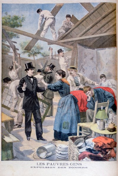 1895年将贫民窟驱逐出境 作者 奥斯瓦尔多·托法尼（Oswaldo Tofani）