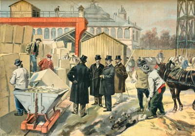 威尔士亲王参观 1900 年巴黎博览会建筑工地 作者 奥斯瓦尔多·托法尼（Oswaldo Tofani）