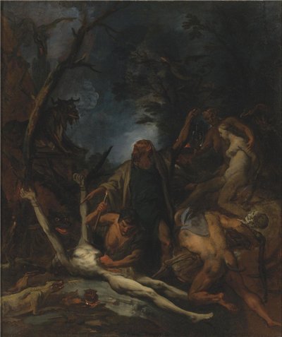 巫师在黑色弥撒中 作者 奥塔维亚诺·丹迪尼（Ottaviano Dandini）