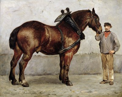 工作马，1866年 作者 Otto Bache