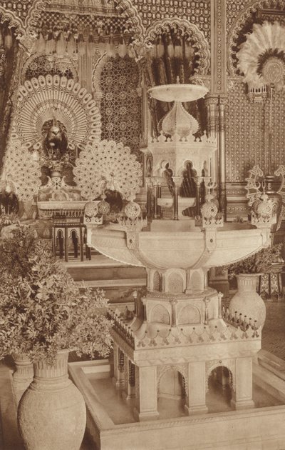 Moorish Kiosk，靠近巴伐利亚国王城堡林德霍夫 作者 奥托·鲍尔斯泰特