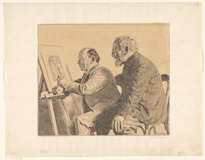 艺术鉴赏家 作者 Otto Greiner（艺术家签名）