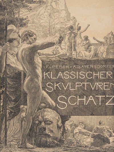 Klassischer Skulpturenschatz "的封面设计，19世纪末。，19世纪末。 作者 奥托·格莱纳