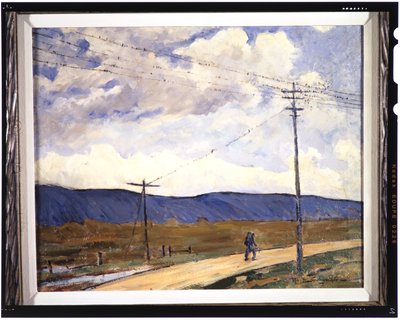 迁徙，约 1937 年（布面油画） 作者 奥托·亨利·施耐德