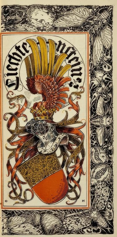 Die Stammwappen der deutschen Fürstenhäuser: Liechtenstein 作者 奥托·赫普