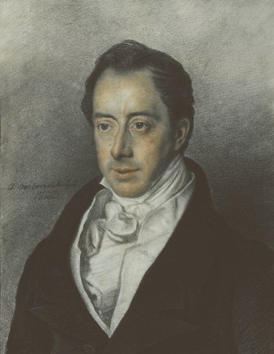 尼古拉-伊万诺维奇-屠格涅夫的肖像 1789-1871年，1823年 作者 奥托奥地利