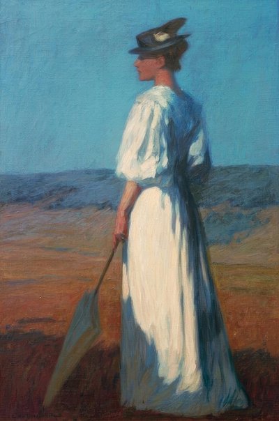 白衣女人 作者 奥托（Otto Ubbelohde）