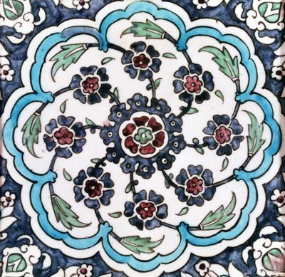 瓷砖（fritware） 作者 奥斯曼帝国学校
