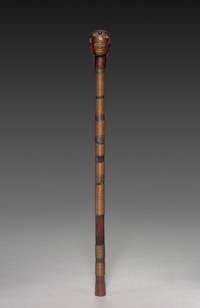 权杖 作者 Ovimbundu 人，安哥拉，中非，非洲，19 世纪末或 20 世纪初