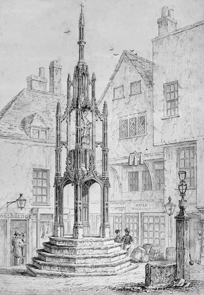 City Cross Winchester，1830 作者 欧文·布朗·卡特