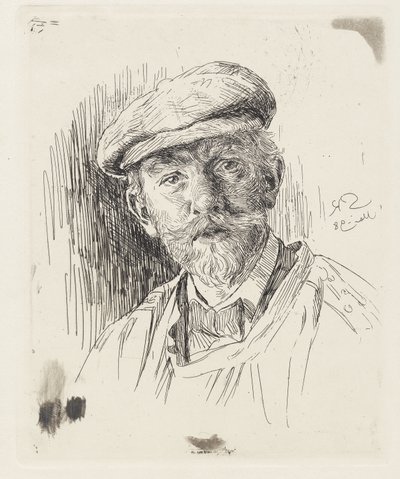 自画像 作者 Peder Severin Krøyer