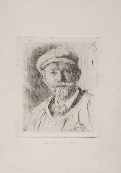 自画像 作者 Peder Severin Krøyer