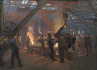 钢铁铸造厂、伯明斯特和韦恩公司 作者 Peder Severin Krøyer