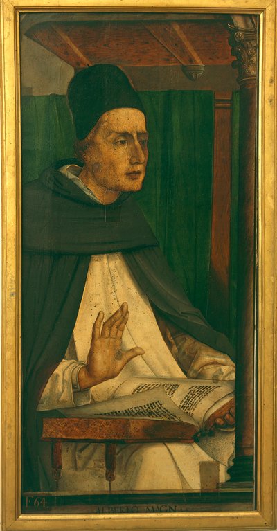 阿尔伯特大帝（布面油画 作者 P. (c.1450 1504) Joos van Gent 和 Berruguete
