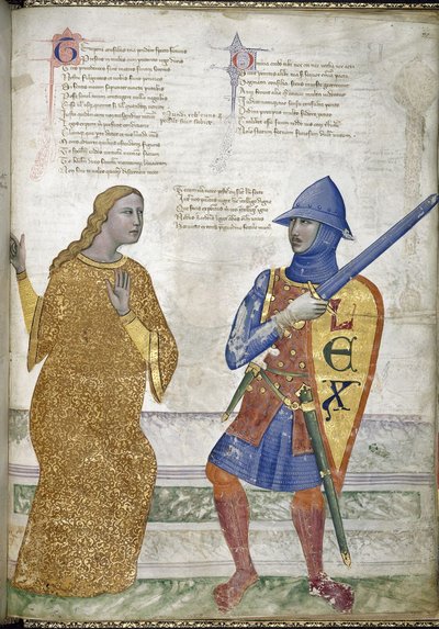 来自Regia Carmina的审慎与正义，作者Convenevole da Prato 作者 帕西诺迪布奥纳吉达