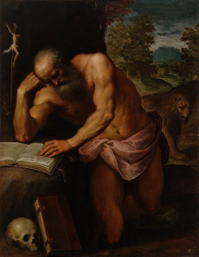 圣杰罗姆 作者 帕尔玛（Palma Il Giovane）