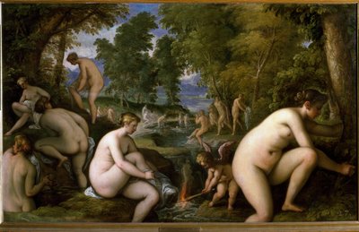Amore letheo（裸女沐浴）（绘画 作者 Paolo  Fiammingo