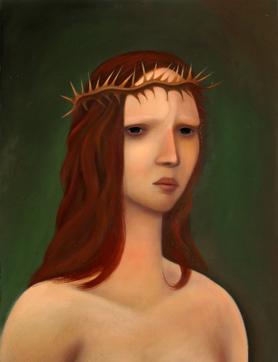Ecce Homo，2023 年（木板油画） 作者 
