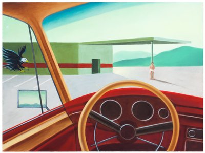 神话 3 号：普罗米修斯，2025 年（木板油画） 作者 