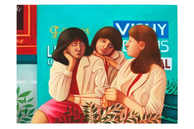 神话 6 号：莫伊莱人，2025 年（木板油画） 作者 