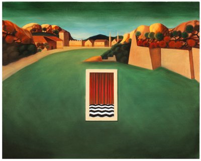 殉难前厅，2017（木板油画） 作者 