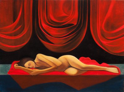 三段记忆》，2016 年（木板油画） 作者 