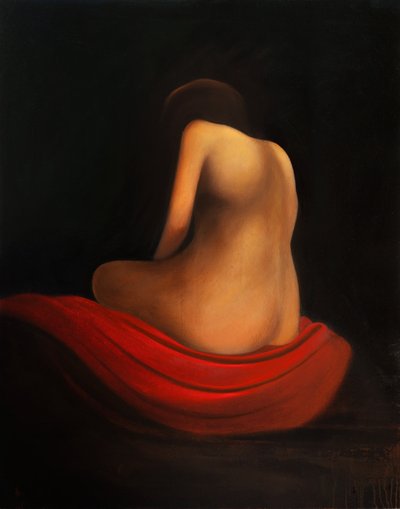 无题》，2016 年（木板油画） 作者 