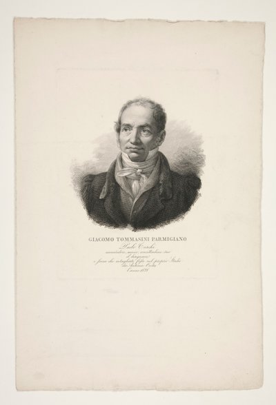 Giacomo Tommasini Parmigiano 肖像 作者 保罗·托斯基