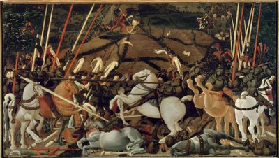 1432年的圣罗马诺战役：贝尔纳迪诺·德拉·卡达（Bernardino della Carda）的离职 作者 保罗·乌切洛