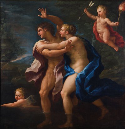 Salmacis和Hermaphroditus。 作者 Paolo de Matteis