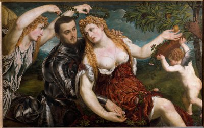 Allegory of Victoire (Painting 作者 巴黎·博尔多内