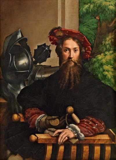 Galeazzo Sanvitale的肖像，1524年。 作者 帕玛强尼诺