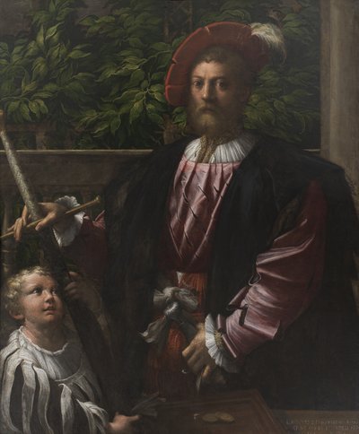 洛伦佐-赛博肖像 作者 Parmigianino
