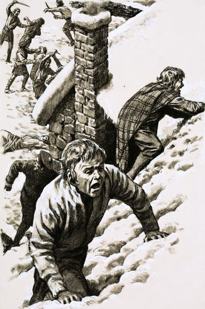 格伦科大屠杀（纸上水粉画） 作者 帕特 (1907-95) 妮可