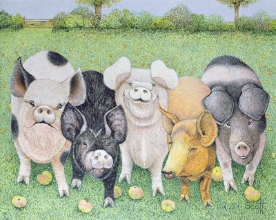 合唱团》（丙烯酸画布） 作者 帕特·斯科特