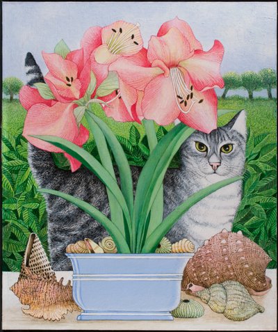 探索可能性，2011 年（花布上的丙烯画） 作者 帕特·斯科特