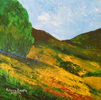 Morne La Selle，2015（画布上的丙烯酸） 作者 帕特里夏·布林特（Patricia Brintle）